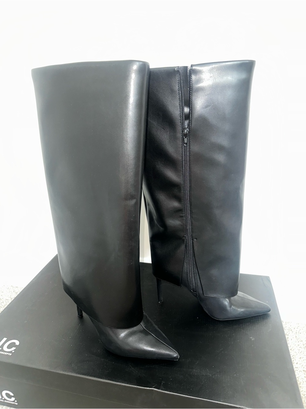 INC Pointed-Toe Stiletto Boots